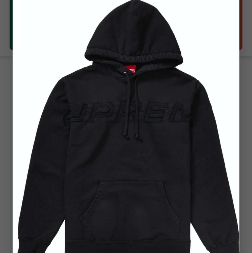 SOLD!! SUPREME SET-IN LOGO HOODIE